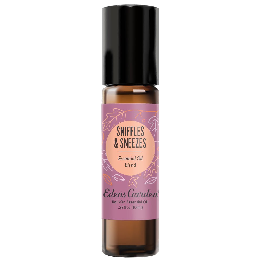 Sniffles & Sneezes Essential Oil Roll-On- For Kid Safe Respiratory Support & Healthy Immune Function