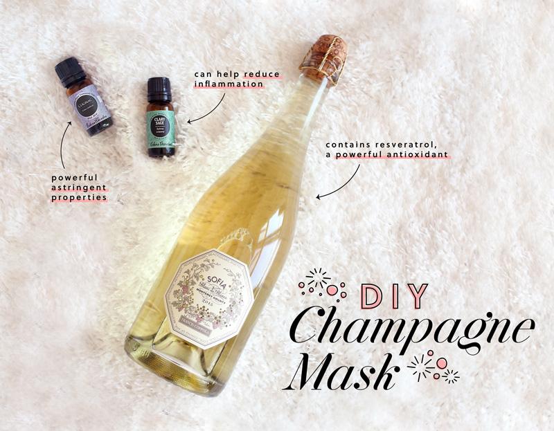Pink Champagne Face Mask Diy