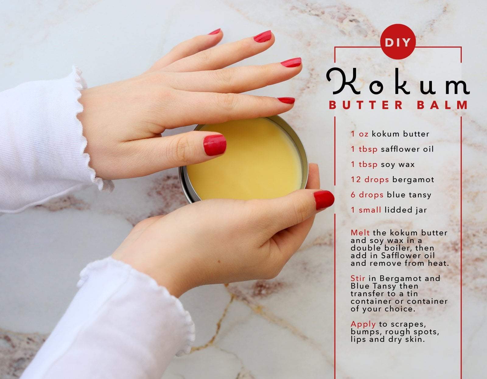 Kokum Butter Balm DIY