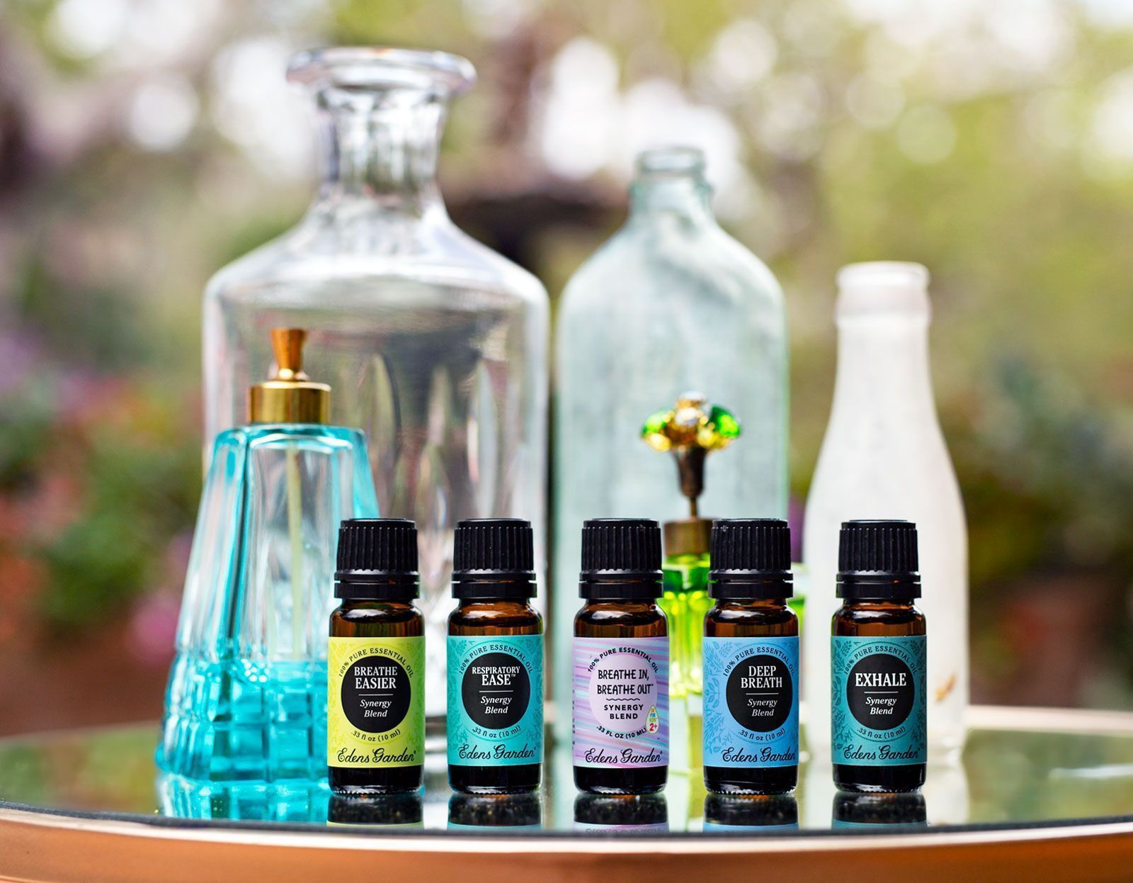 Amber 10 ml Essential Oil Glass Bottles (Set of 3) - Edens Garden