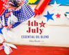 Red, White and Blue Essential Oil Blend for July 4th!