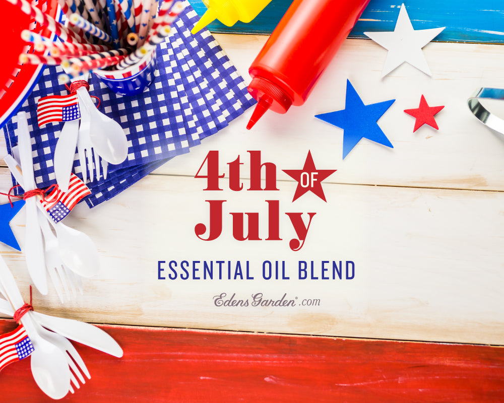 Red, White and Blue Essential Oil Blend for July 4th!