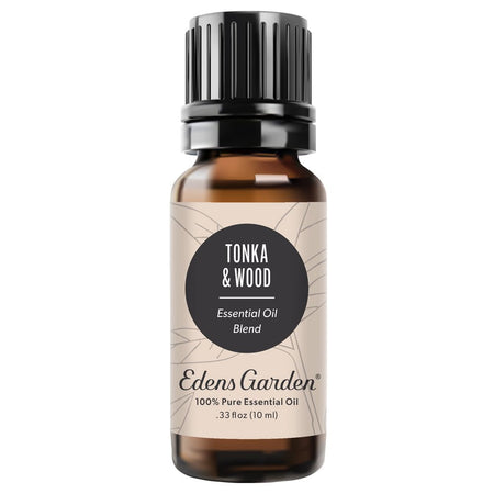 Tonka & Wood Essential Oil Blend- An Indulgent and Relaxing Aroma With Sweet Notes of Rich Wood and Creamy Tonka
