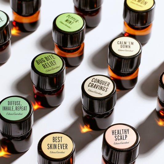 Lifestyle image of Create Your Own Essential Oil 6 Sampler Set by Edens Garden