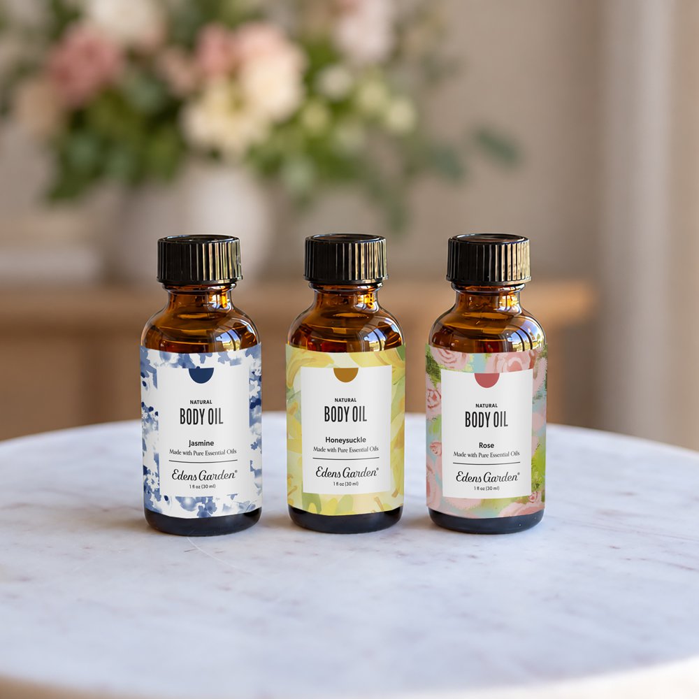 Lifestyle image of In Bloom Body Oil 3 Set