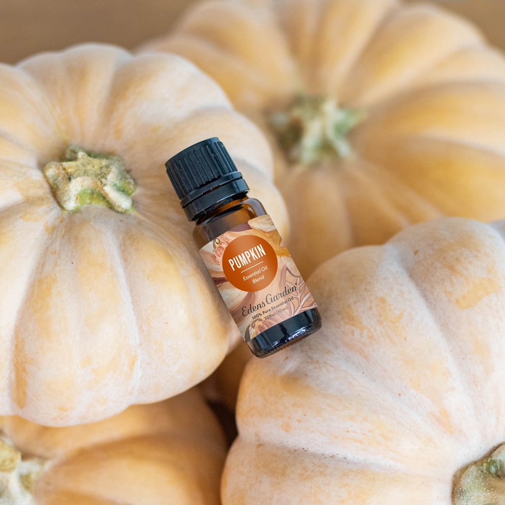 In Nature Pumpkin Essential Oil Blend on a pumpkin