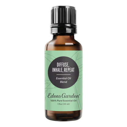 30 ml Diffuse, Inhale, Repeat Essential Oil Blend- Simple, Effective Aromatic Bliss