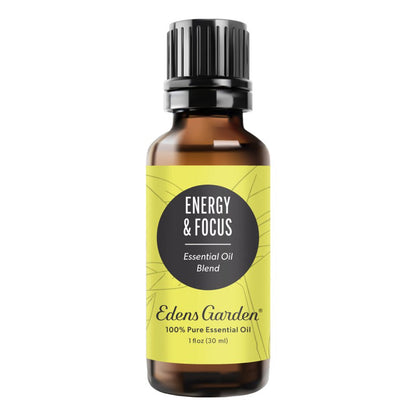30 ml Energy & Focus Essential Oil Blend- To Decrease Fatigue, Uplift & Increase Motivation