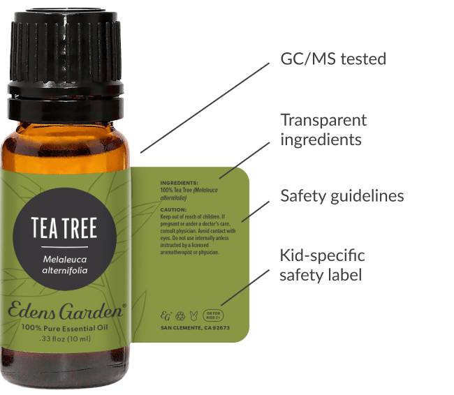 Tea Tree oil bottle and its features