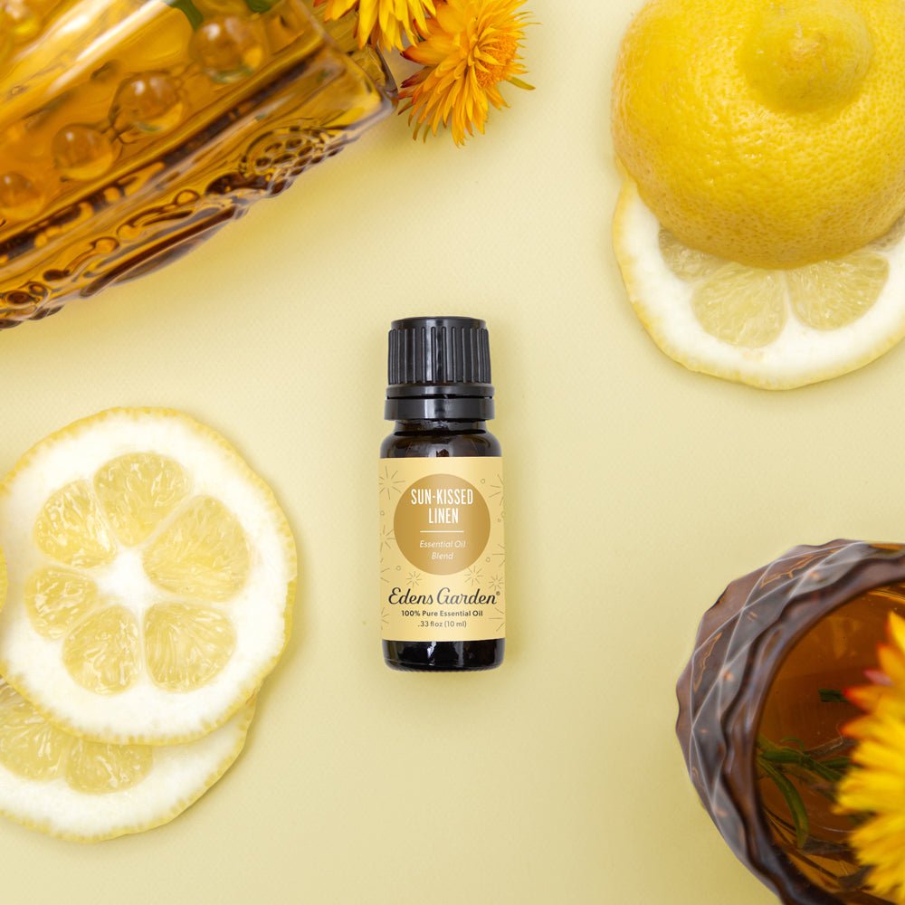 Sun-Kissed Linen Essential Oil Blend- A Splash Of Sun & Freshly Laundered Linens Radiate In This Perfect Blend