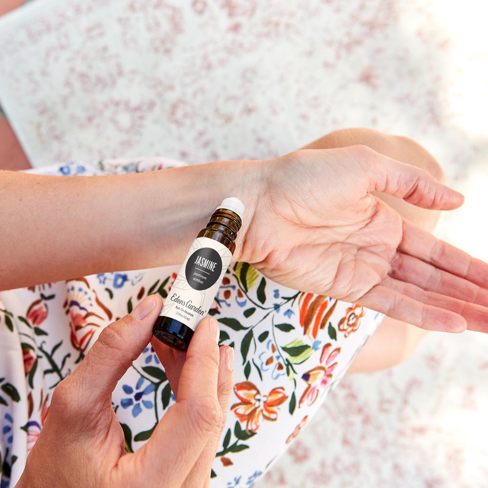Lifestyle image of Jasmine- Sambac Essential Oil Roll-On
