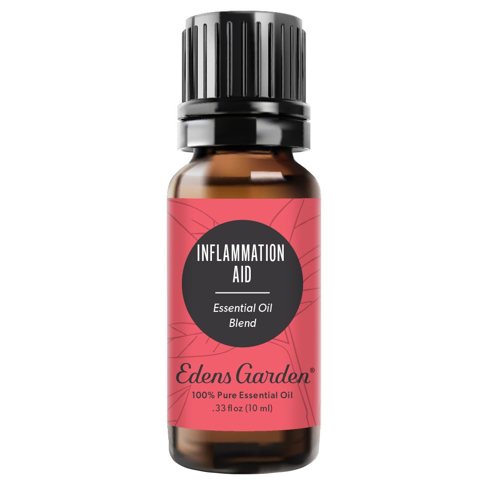 Inflammation Aid Essential Oil Blend- With Turmeric & Ginger for Swelling,  Arthritis & Joint Pain