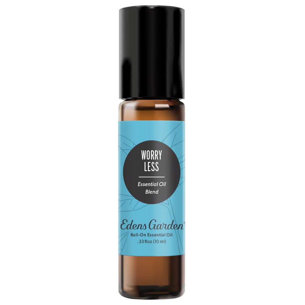 Worry Less Essential Oil Roll-On- For Calming Nerves, Anxiousness & Quieting Racing Thoughts