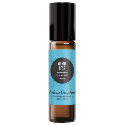 Worry Less Essential Oil Roll-On- For Calming Nerves, Anxiousness & Quieting Racing Thoughts