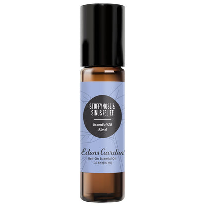 Stuffy Nose & Sinus Relief Essential Oil Blend- Best For Relieving Pressure & Clearing Nasal Passages