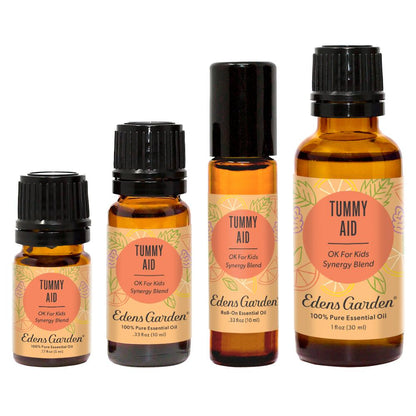 Tummy Aid Essential Oil Blend- For Kid Safe Digestion & Stomach Pain