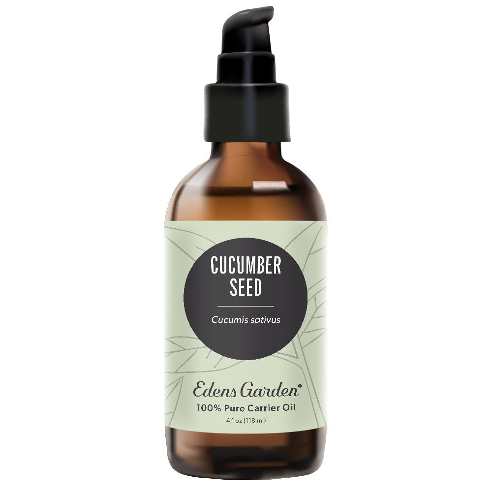 Edens Garden Cucumber Seed Carrier Oil Best for Mixing with Essential Oils, 4 oz