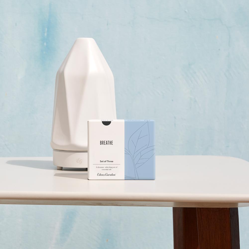 Essential Oil Breathe Set - Best Oils for Congestion- EdensGarden