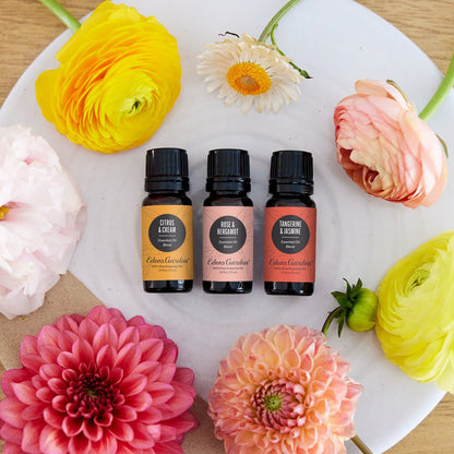 Rose & Bergamot Essential Oil Blend- A Perfect Mix Of Floral & Citrus