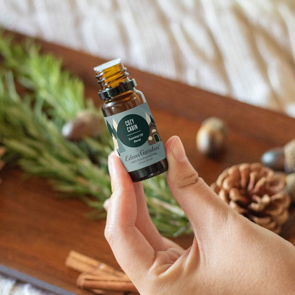 Lifestyle image of Cozy Cabin Essential Oil Blend