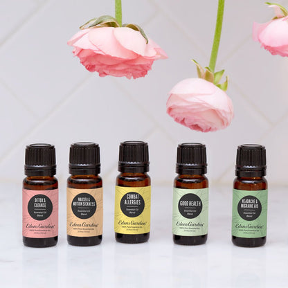Headache & Migraine Aid Essential Oil Blend- Helps Alleviate Tension, Soothe Pain & Relax