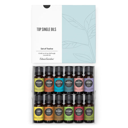 Top Single Essential Oils 12 Set