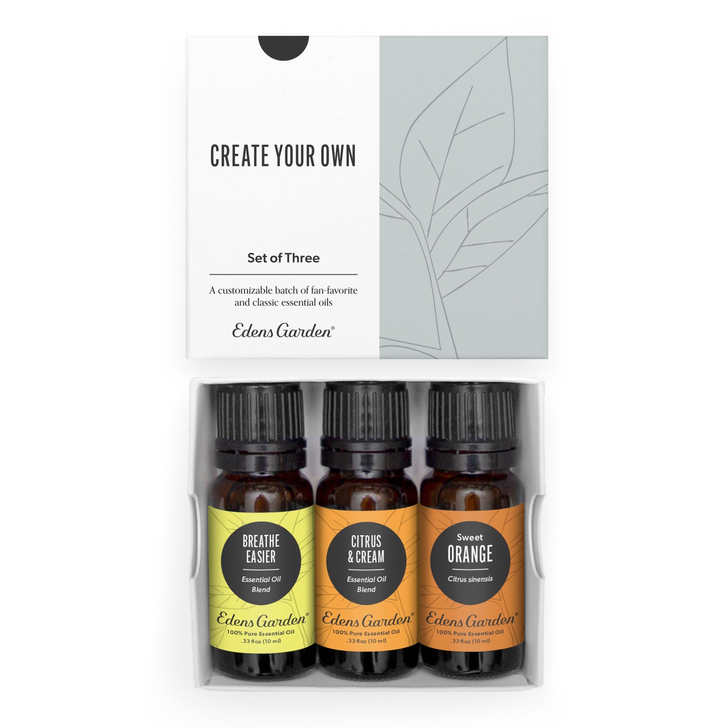 Create Your Own” Essential Oils Set of 3 Oils & Blends