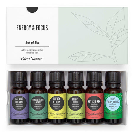 Energy & Focus Essential Oil 6 Set