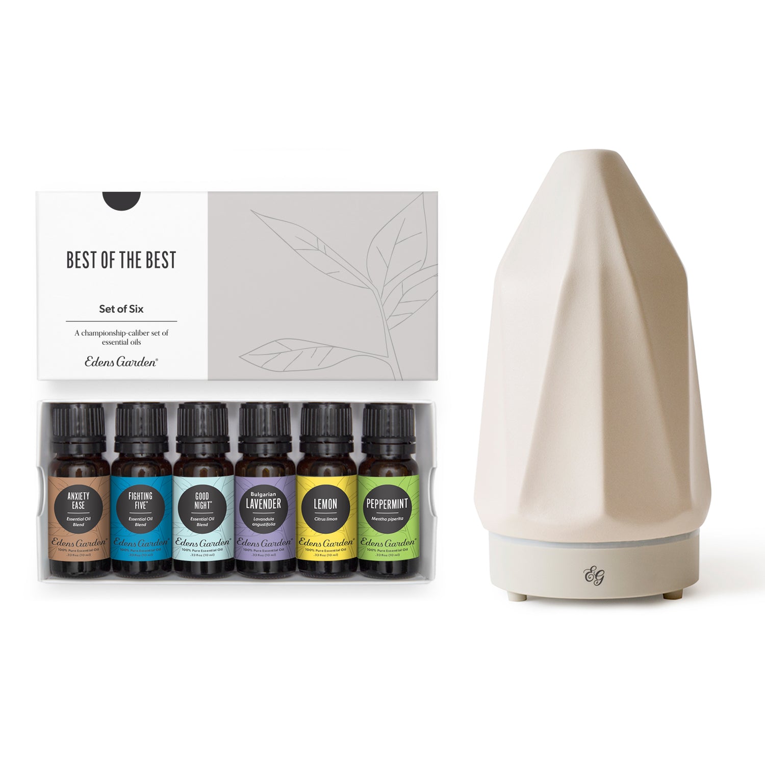 Essential Oils Set 4 Oils & 2 Blends Top 6 Essential Oils for Diffusers for  Home