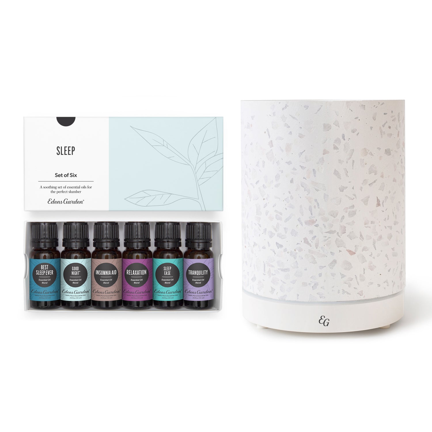 Essential Oil Diffuser Set Of 6 Oils For Sleep | Edens Garden