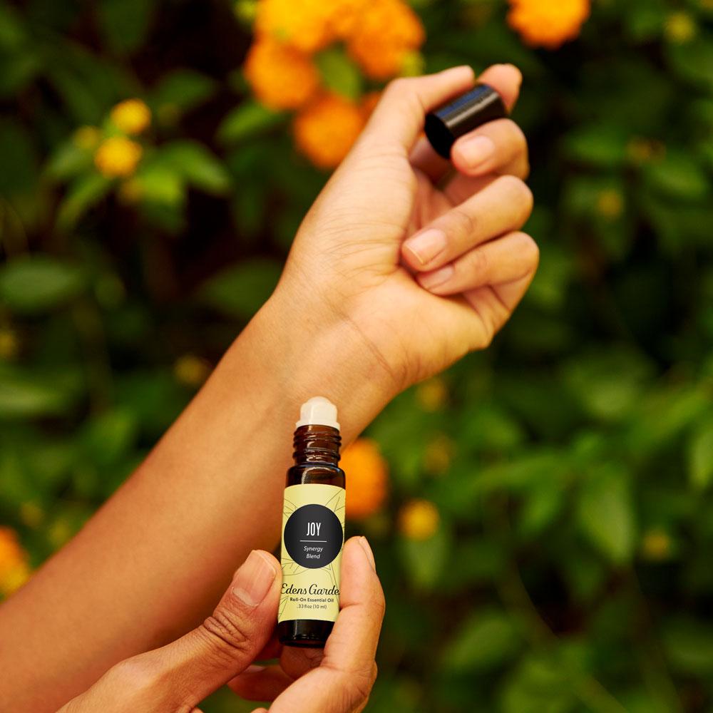 Joy Essential Oil Roll-On- For Increased Optimism, Cheerfulness & Happiness