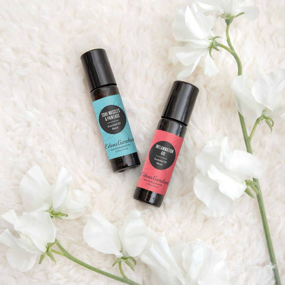 Sore Muscles & Pain Ease Essential Oil Blend- With Peppermint & Lavender For Recovery