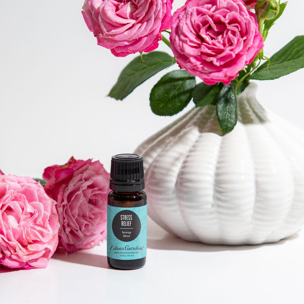 Stress Relief Essential Oil Blend- For Calming, Reducing Anxiety & Relaxation