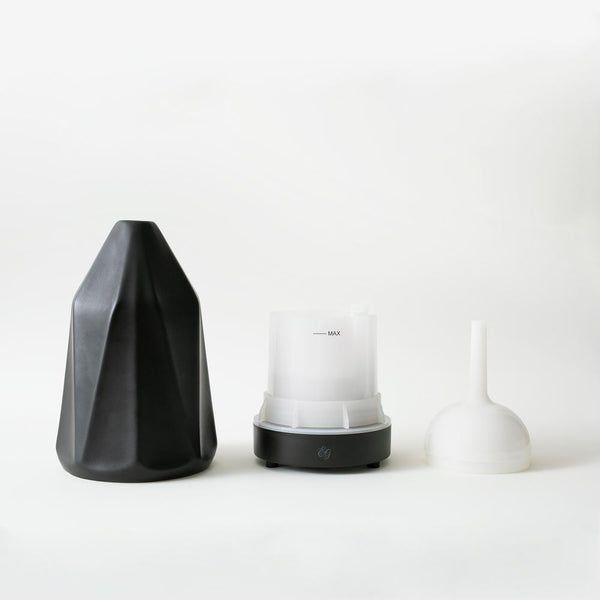 Edmonds Diffuser Diamond Essential Oil Diffuser - Black Ceramic - Edens Garden