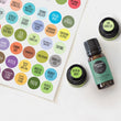 Bottle Cap Essential Oil Stickers