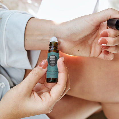 Common Cold Aid Essential Oil Blend- To Soothe Flu Symptoms, Increase Comfort & Feel Better