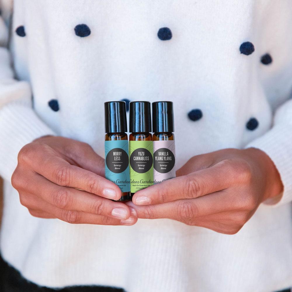 Worry Less Essential Oil Roll-On- For Calming Nerves, Anxiousness & Quieting Racing Thoughts